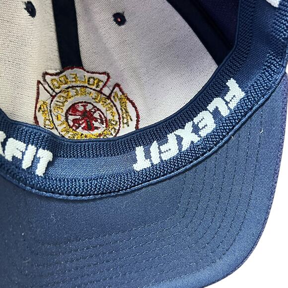 Sport-Tek Toledo Fire Rescue Department Ohio Baseball Cap Hat L/XL Navy - Picture 9 of 10